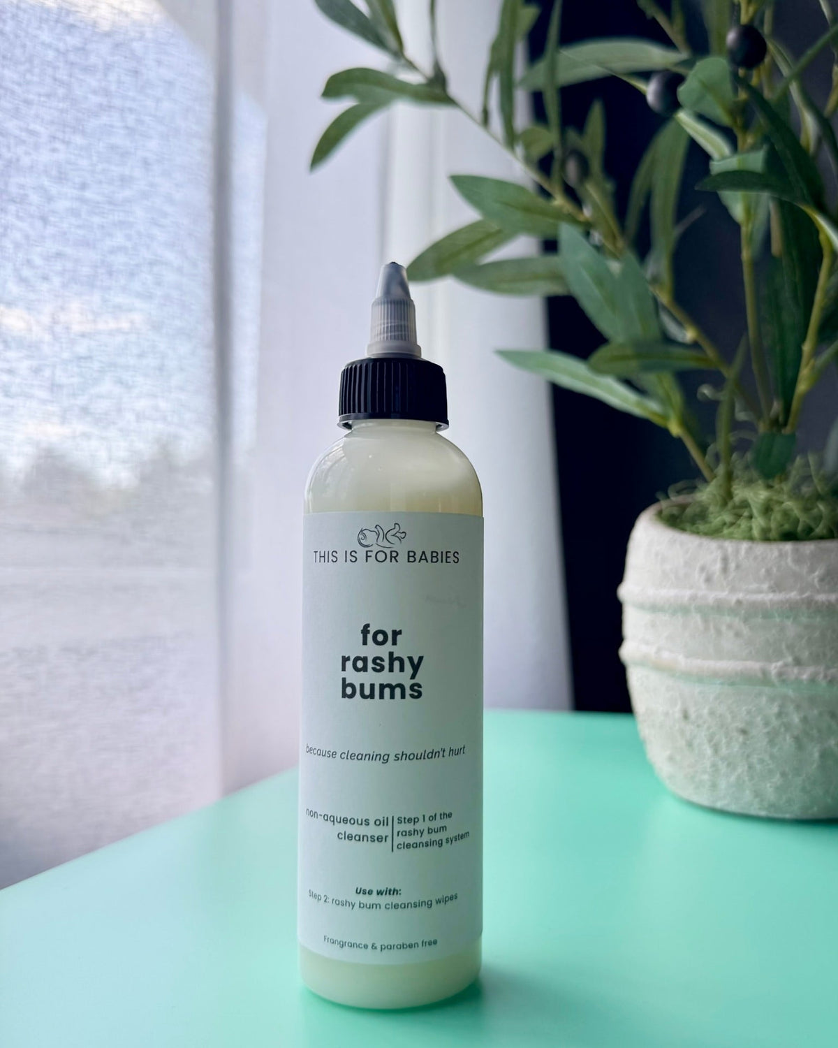 rashy bum non-aqueous oil cleanser