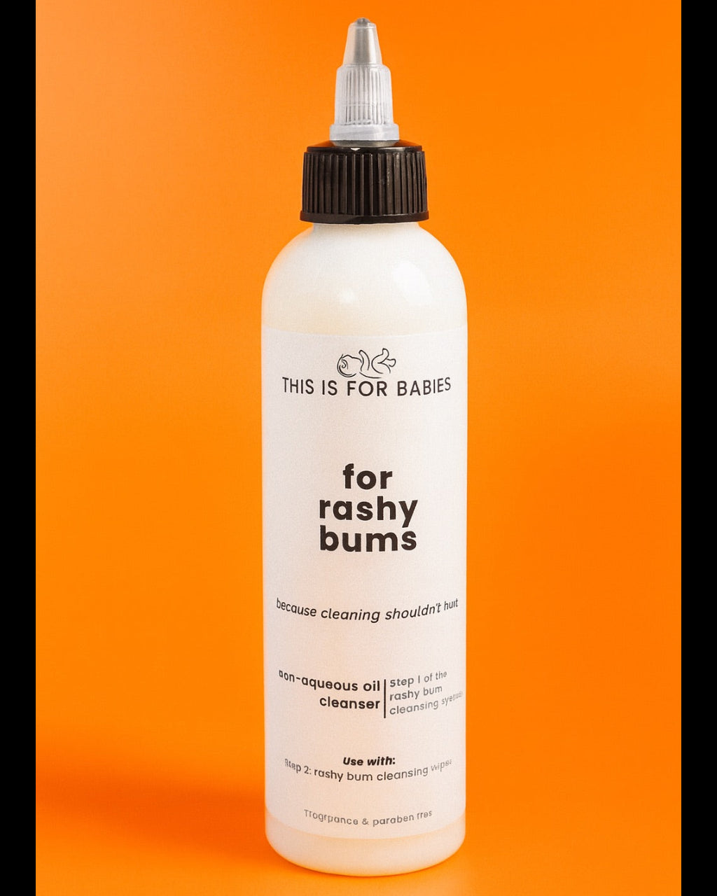 rashy bum non-aqueous oil cleanser